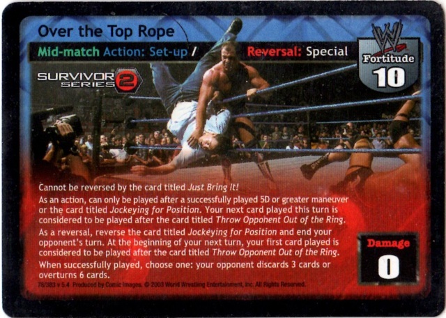 Over the Top Rope (SS2)